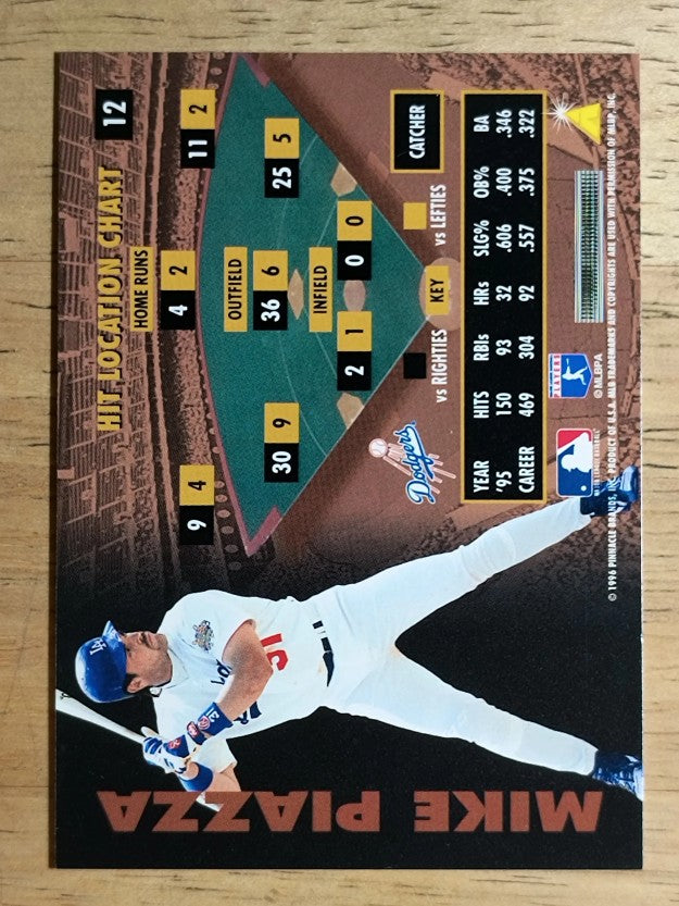 1996 Zenith #12 Mike Piazza