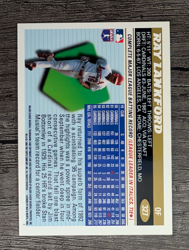 1996 Topps #327 Ray Lankford