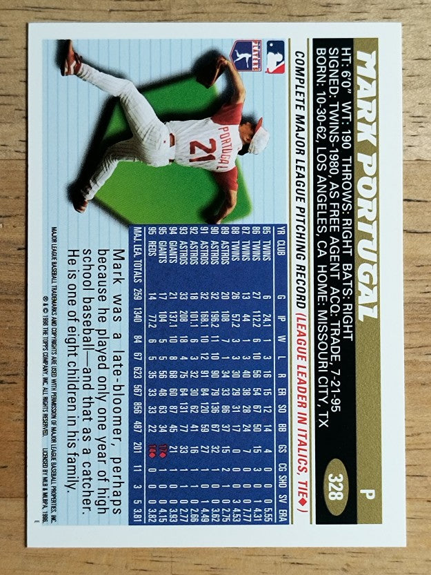1996 Topps #328 Mark Portugal