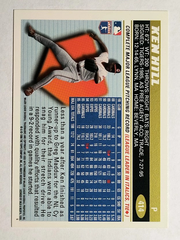 1996 Topps #414 Ken Hill
