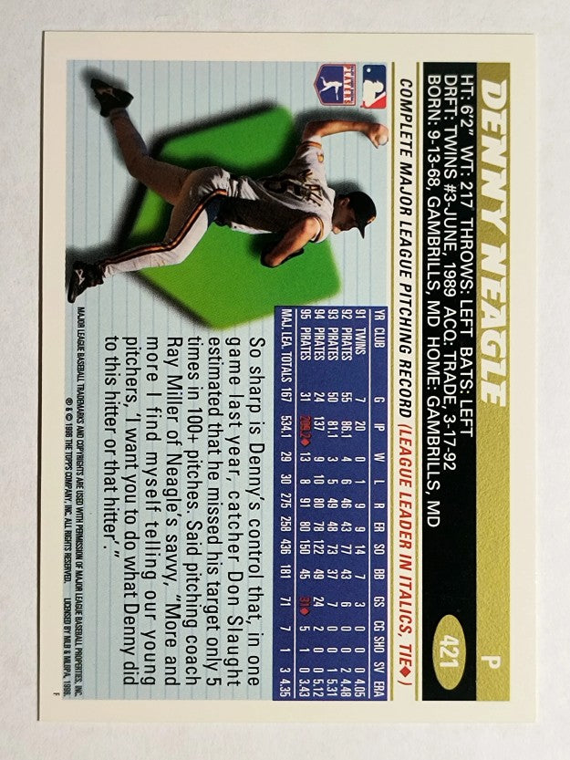 1996 Topps #421 Denny Neagle