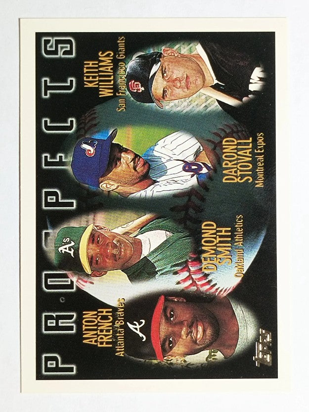 1996 Topps #437 A.French/D.Stovall RC