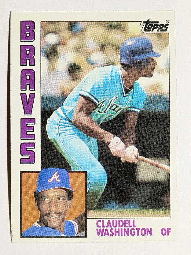 1984 Topps #410 Claudell Washington