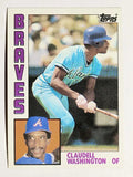 1984 Topps #410 Claudell Washington
