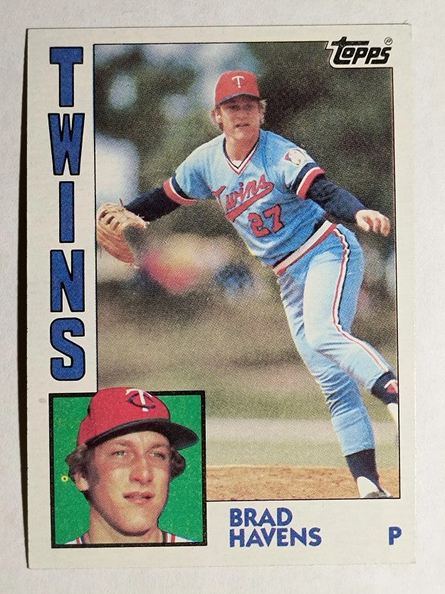 1984 Topps #509 Brad Havens