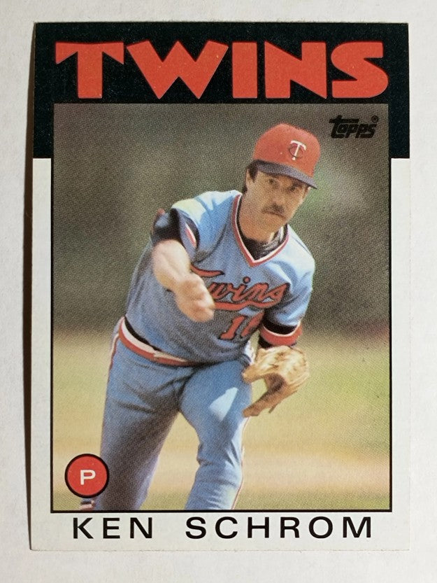 1986 Topps #71 Ken Schrom
