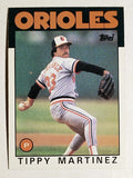 1986 Topps #82 Tippy Martinez