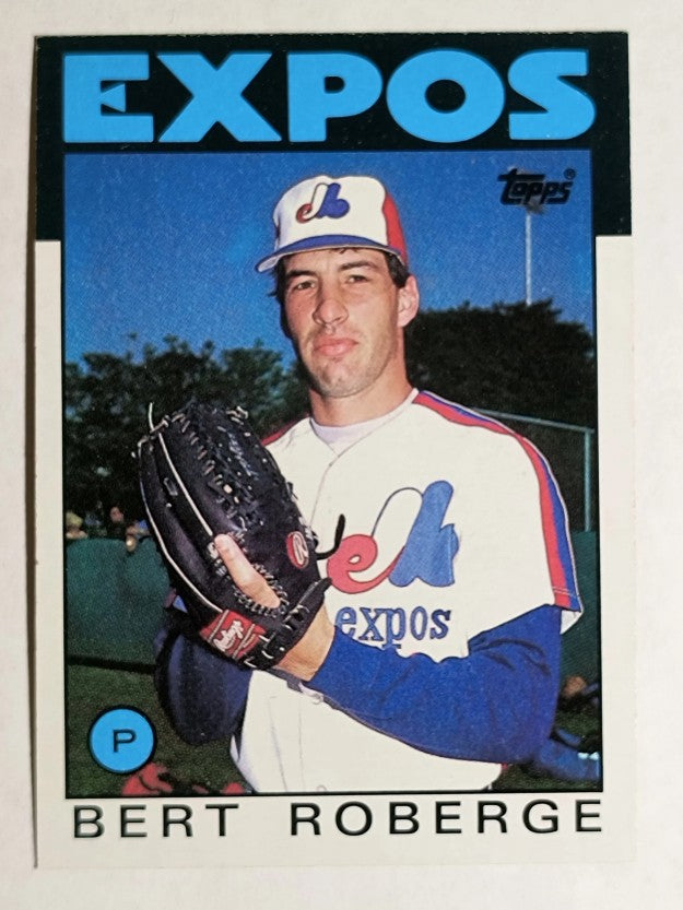 1986 Topps #154 Bert Roberge