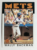 1986 Topps #191 Wally Backman