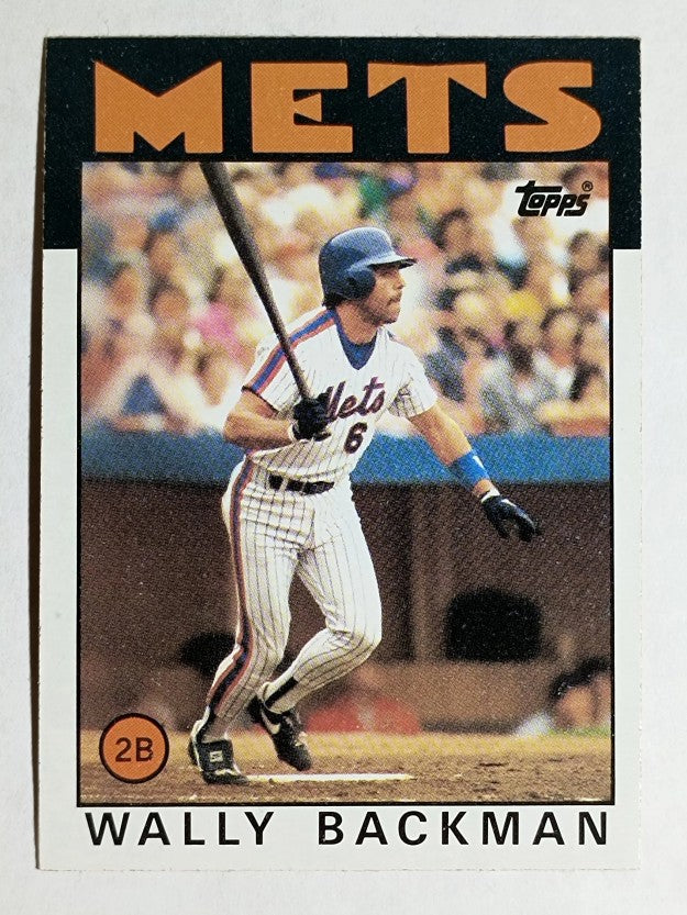 1986 Topps #191 Wally Backman