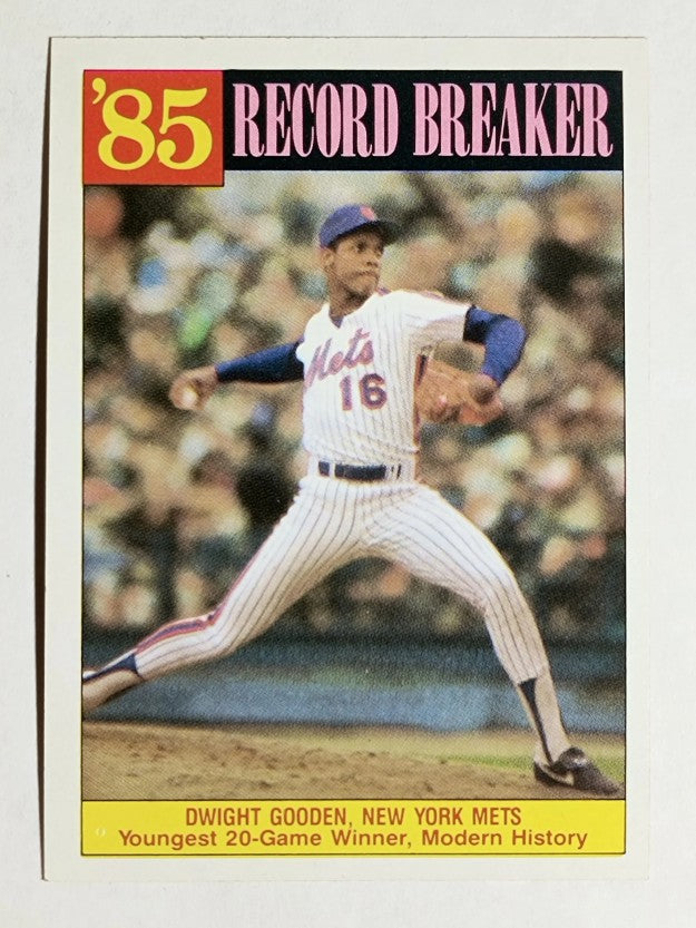 1986 Topps #202 Dwight Gooden RB