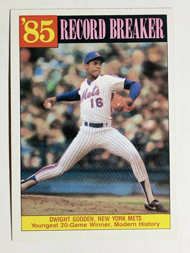 1986 Topps #202 Dwight Gooden RB