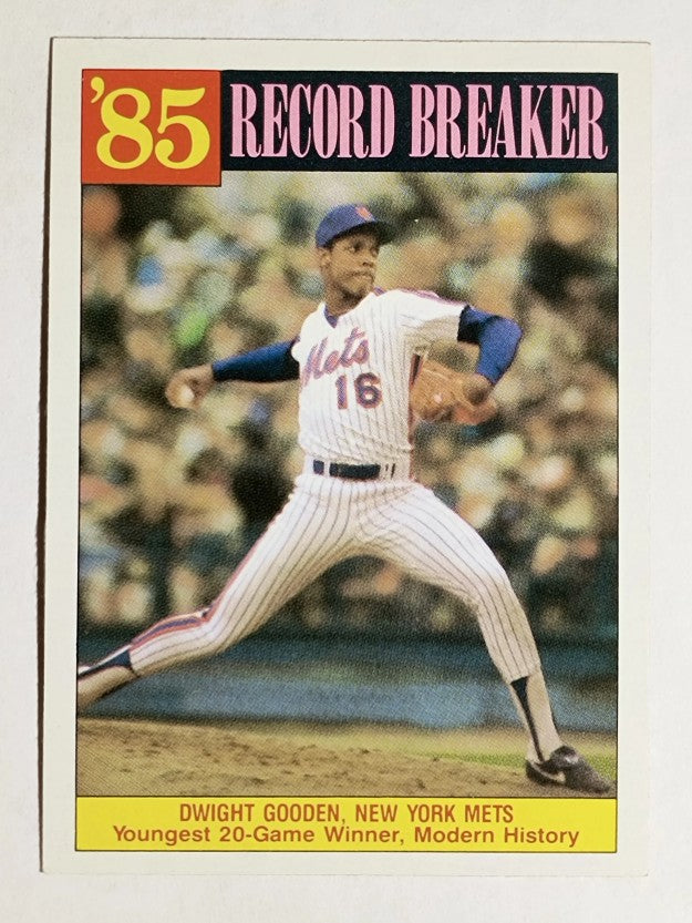 1986 Topps #202 Dwight Gooden RB