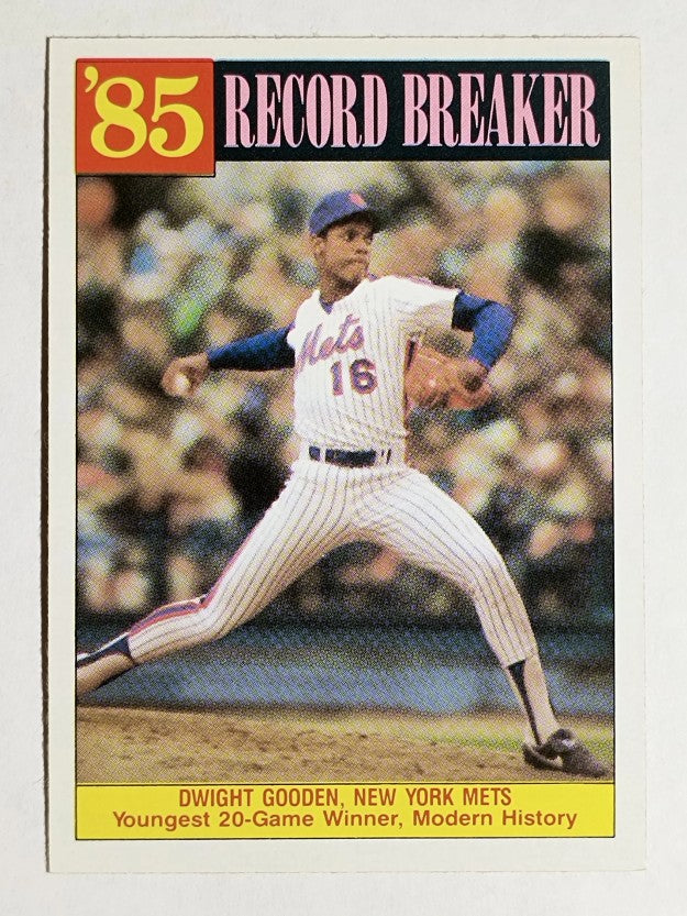1986 Topps #202 Dwight Gooden RB