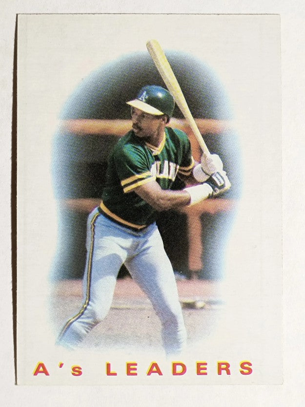 1986 Topps #216 A's Leaders/Dwayne Murphy