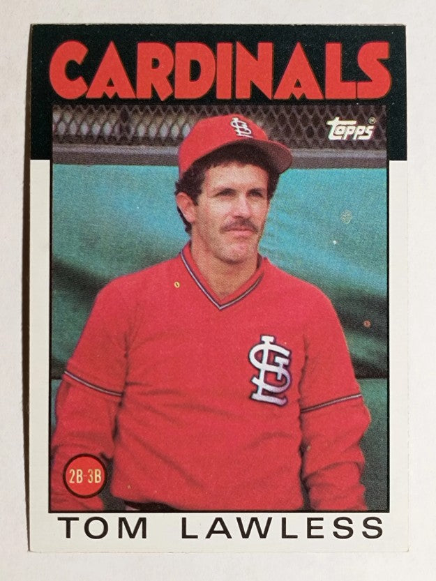 1986 Topps #228 Tom Lawless