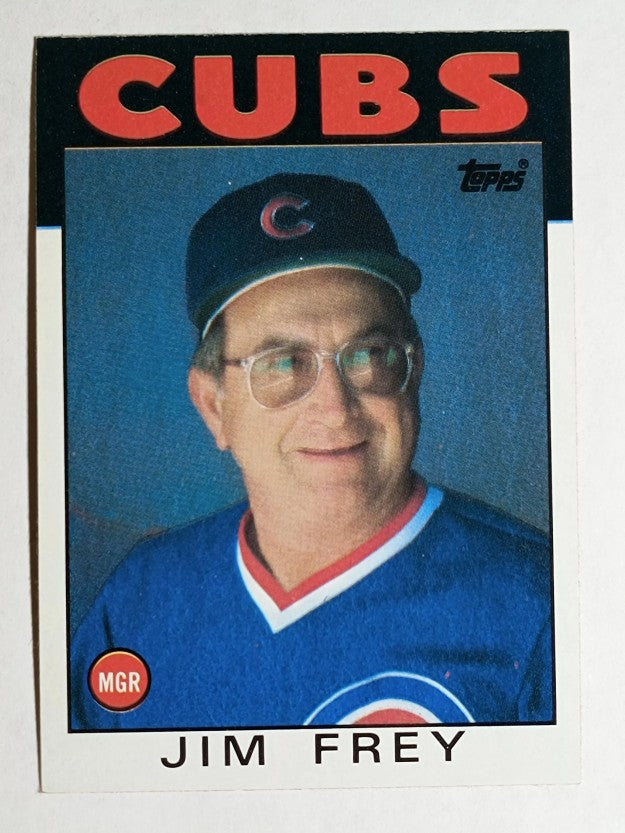 1986 Topps #231 Jim Frey MG