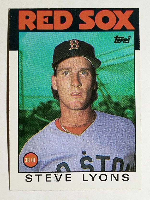 1986 Topps #233 Steve Lyons
