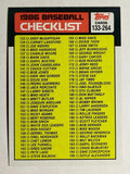 1986 Topps #263 Checklist: 133-264