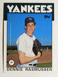 1986 Topps #301 Dennis Rasmussen