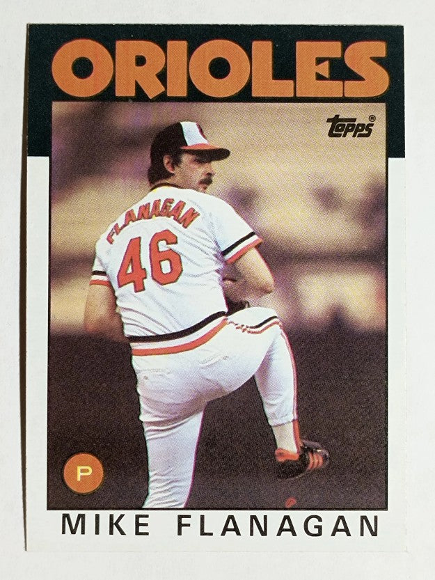 1986 Topps #365 Mike Flanagan