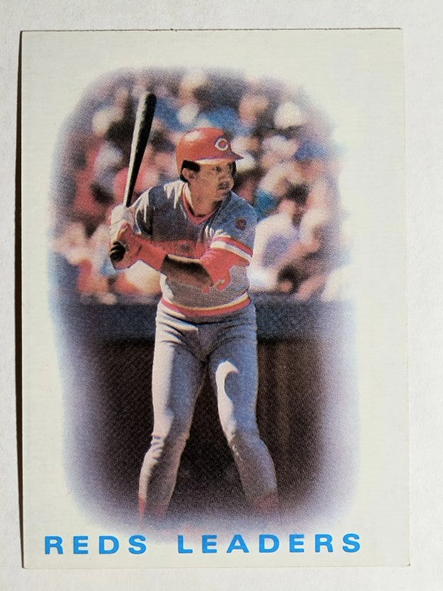 1986 Topps #366 Reds Leaders/Dave Concepcion
