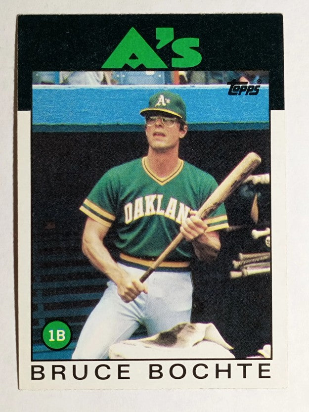 1986 Topps #378 Bruce Bochte
