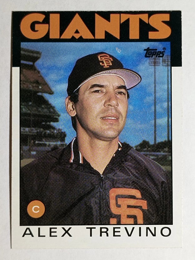1986 Topps #444 Alex Trevino
