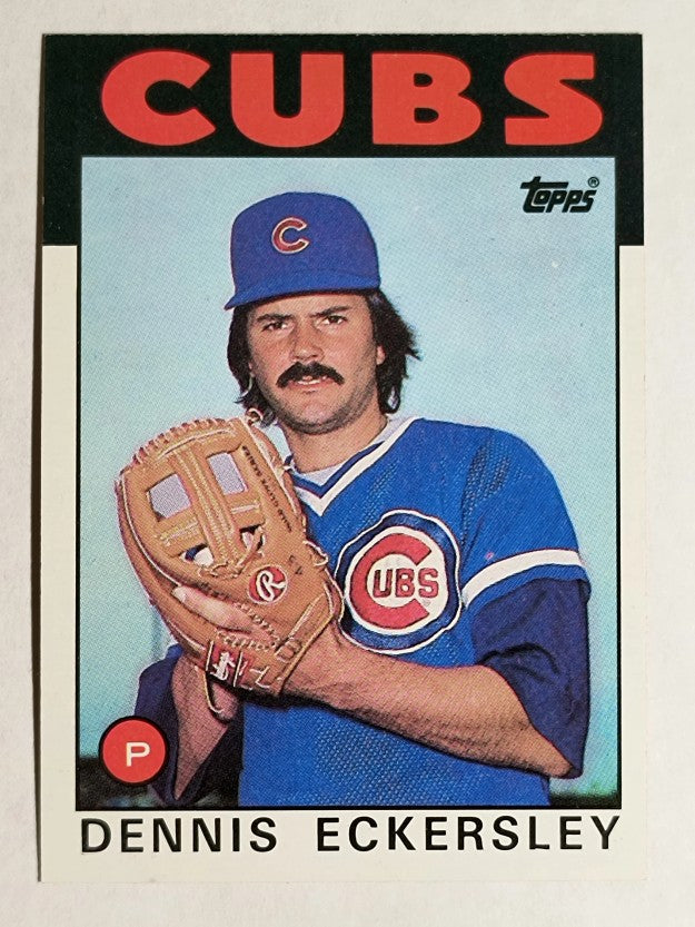 1986 Topps #538 Dennis Eckersley