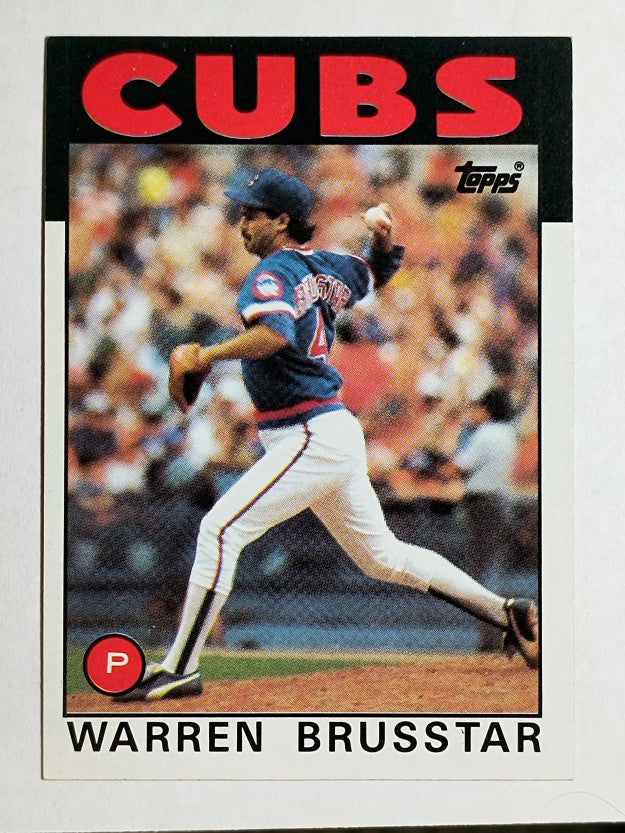 1986 Topps #564 Warren Brusstar