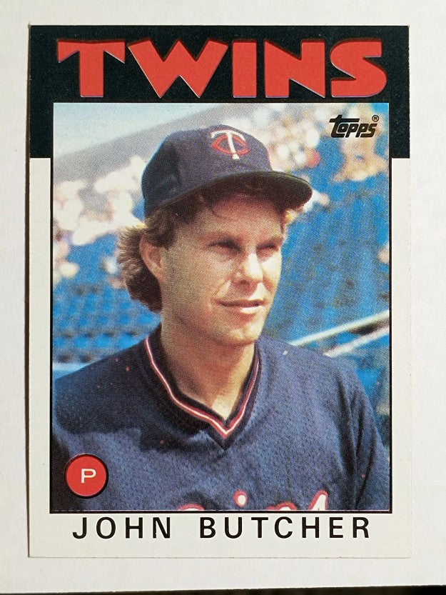 1986 Topps #638 John Butcher
