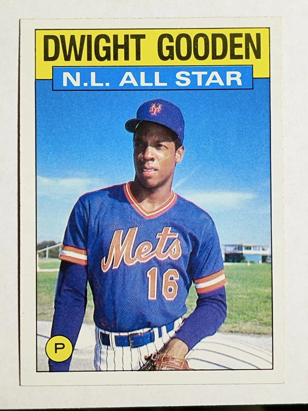 1986 Topps #709 Dwight Gooden AS