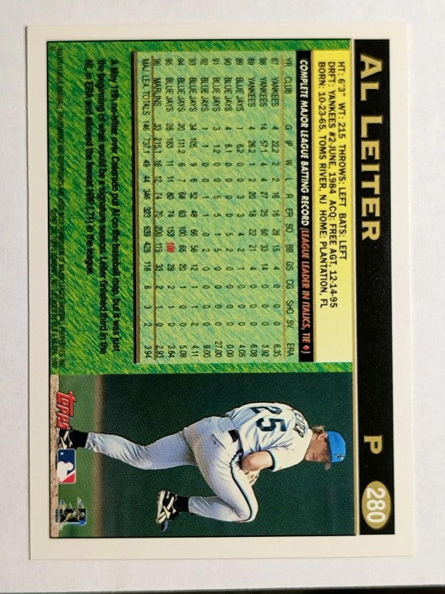 1997 Topps #280 Al Leiter