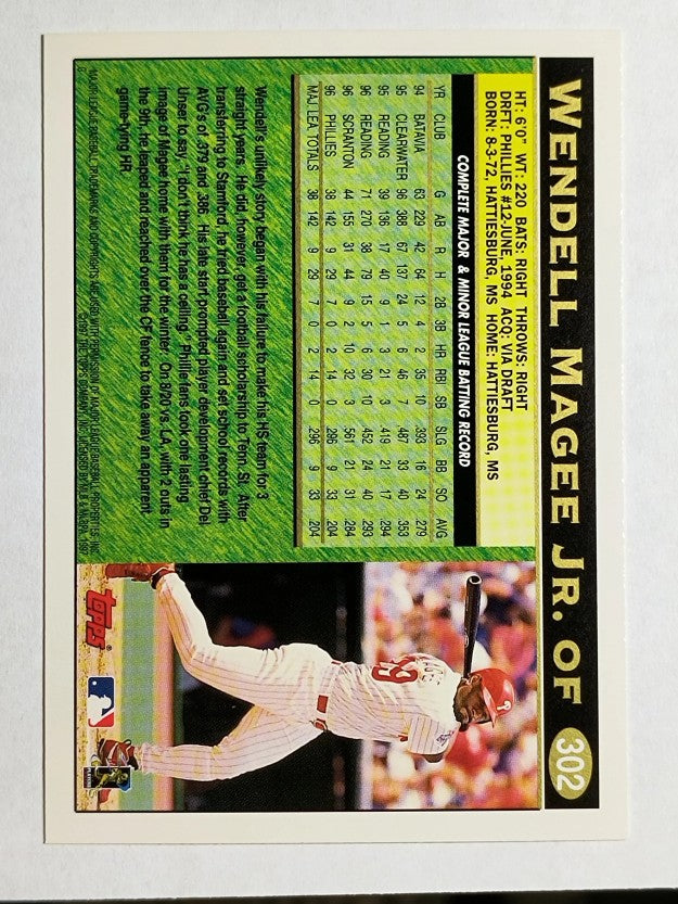 1997 Topps #302 Wendell Magee