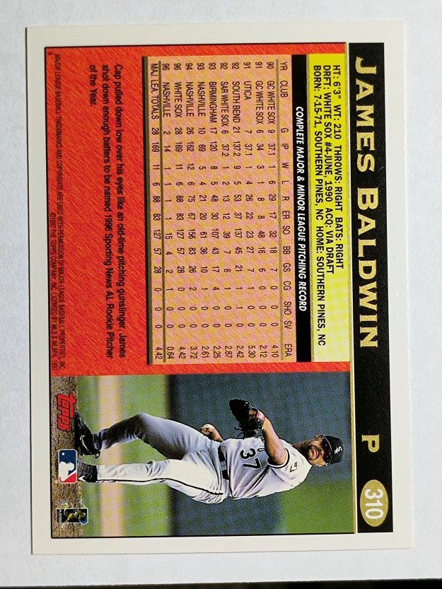 1997 Topps #310 James Baldwin