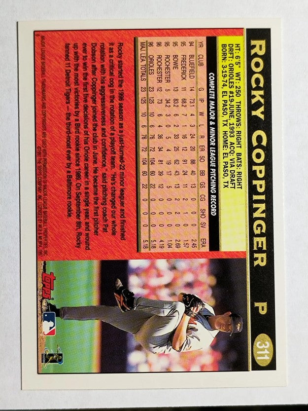 1997 Topps #311 Rocky Coppinger