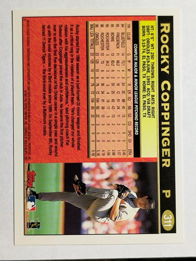 1997 Topps #311 Rocky Coppinger