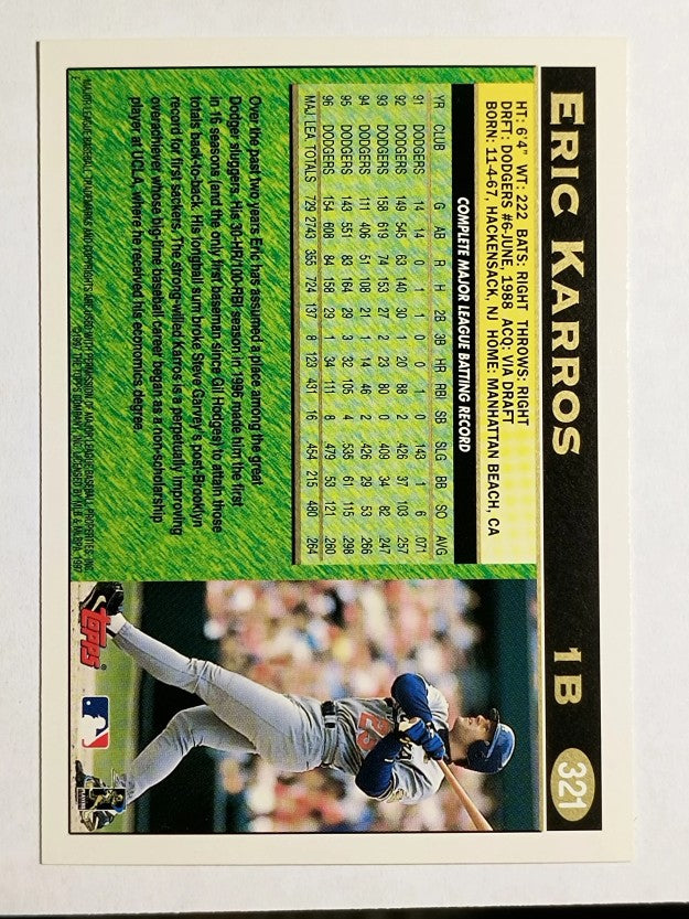 1997 Topps #321 Eric Karros