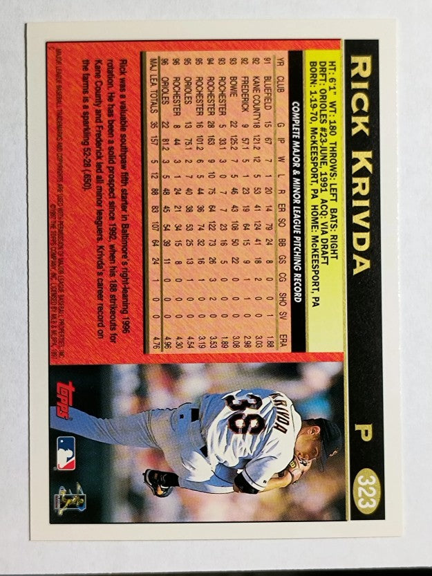 1997 Topps #323 Rick Krivda