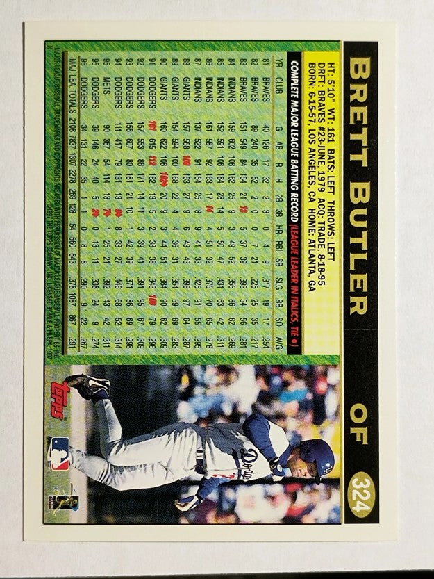 1997 Topps #324 Brett Butler