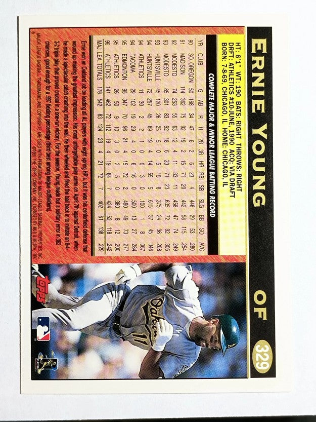 1997 Topps #329 Ernie Young