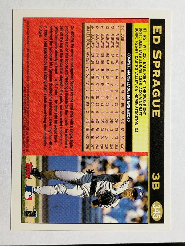 1997 Topps #345 Ed Sprague