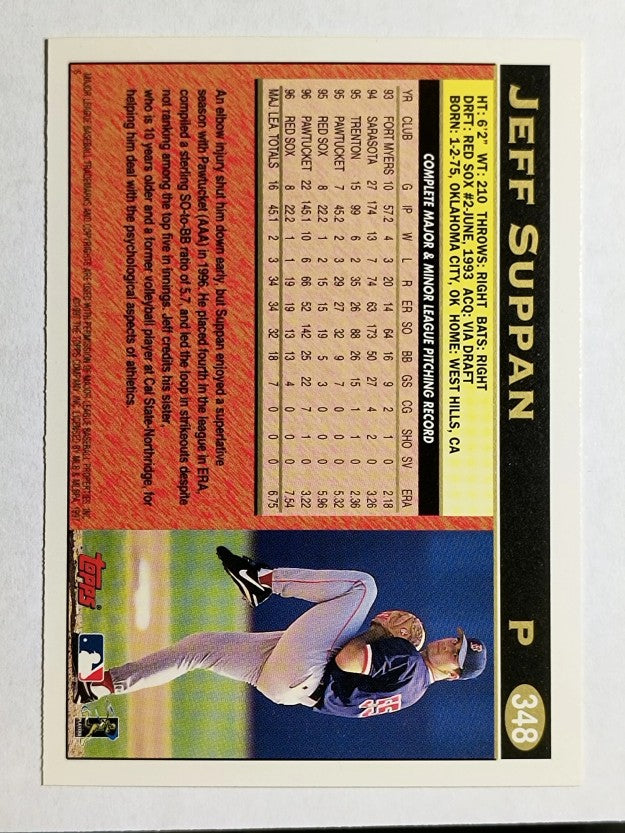 1997 Topps #348 Jeff Suppan