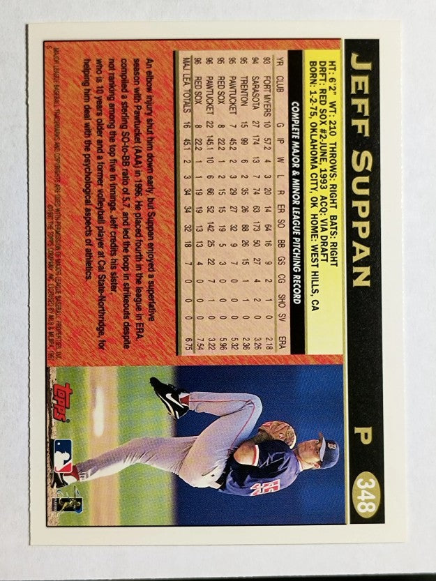 1997 Topps #348 Jeff Suppan