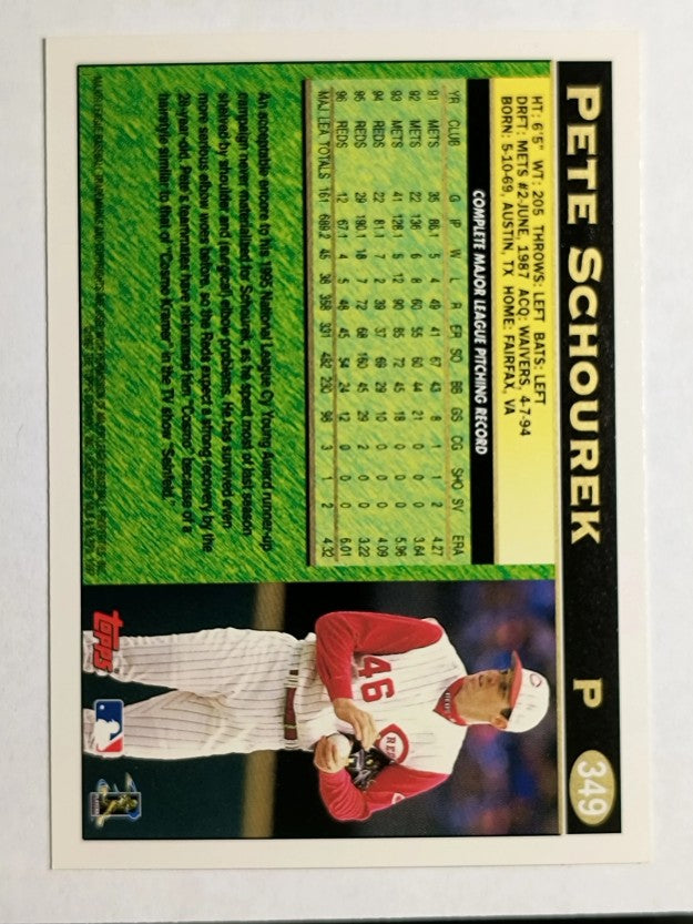 1997 Topps #349 Pete Schourek