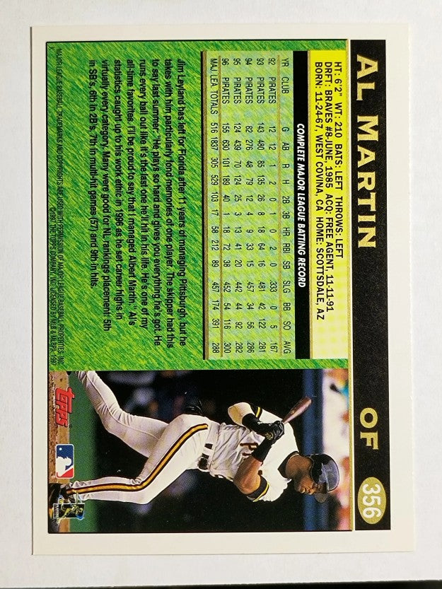 1997 Topps #356 Al Martin