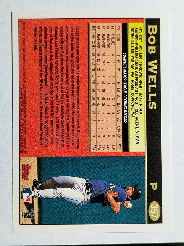 1997 Topps #357 Bob Wells