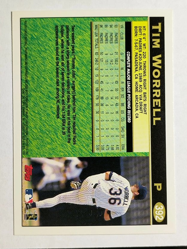 1997 Topps #392 Tim Worrell