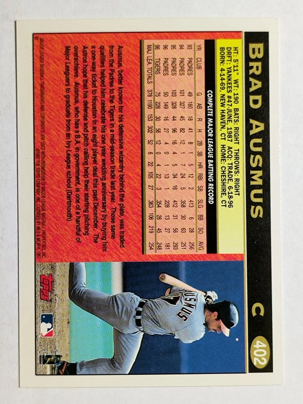 1997 Topps #402 Brad Ausmus