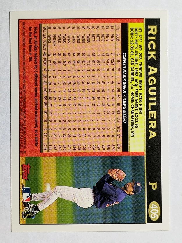 1997 Topps #405 Rick Aguilera
